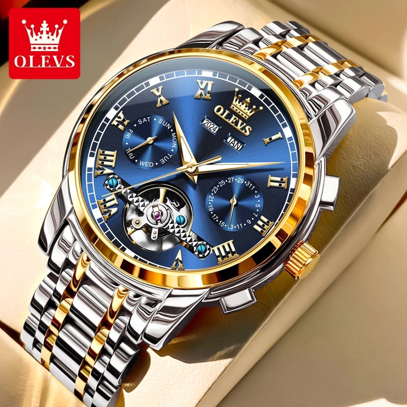 Women’s Luxury Stainless Steel Watch – Elegant Fashion Timepiece.