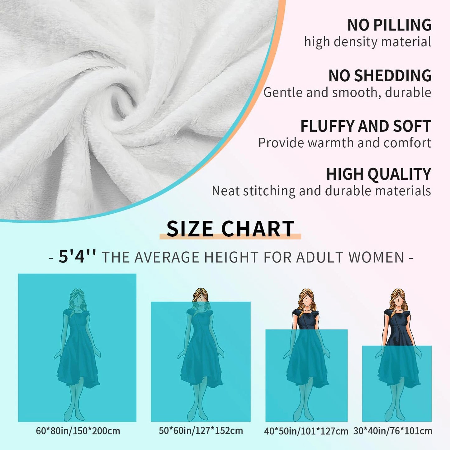 [Soft Polyester Flannel Blanket] Soft Polyester Flannel Evil Eyes Geometric Pattern Blanket - Machine Washable,