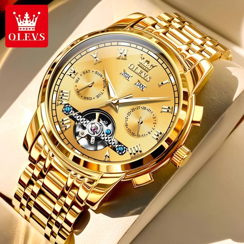 Women’s Luxury Stainless Steel Watch – Elegant Fashion Timepiece.
