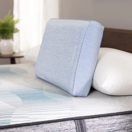 Cooling Memory Foam Pillow with AQUACOOL Technology Standard Queen Size Pressure Relief Breathable Washable Cover Antimicrobial