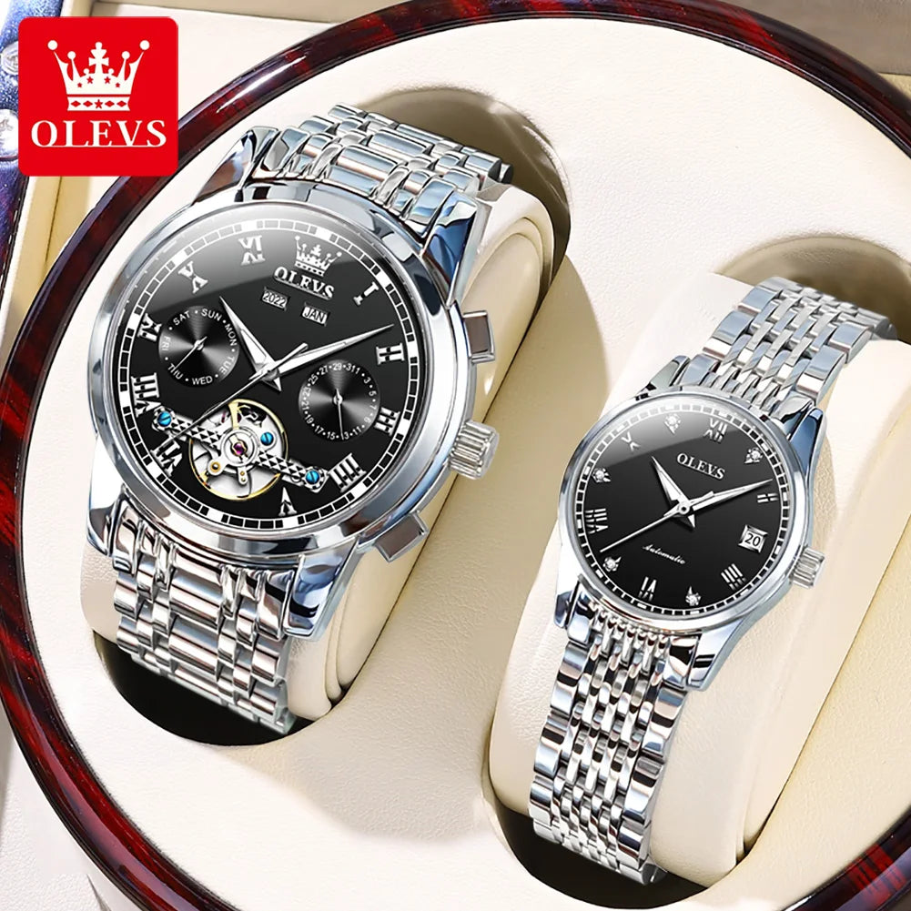 Women’s Luxury Stainless Steel Watch – Elegant Fashion Timepiece.