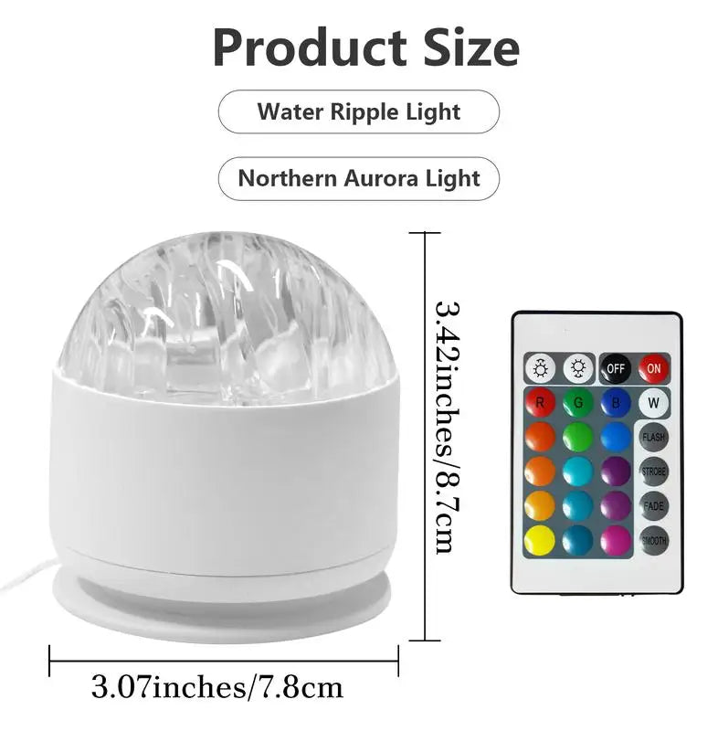 Starry Sky Night Light Projector.Rotating Galaxy Star Lamp with Remote Control & Color Changing LED Effects