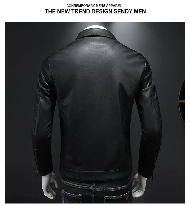 Men’s Premium Leather Motorcycle Jacket