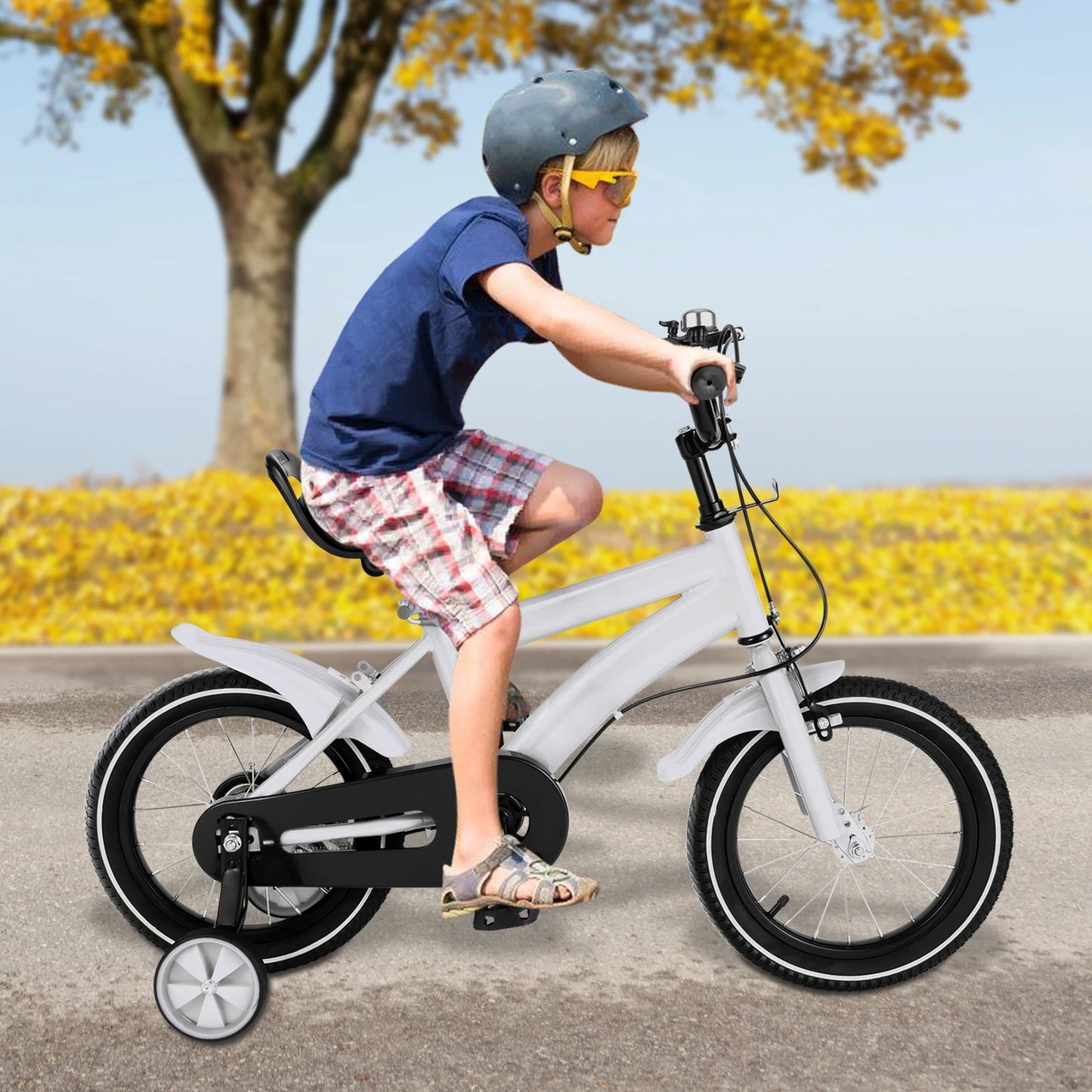14 Inch Children’s Bicycle with Training Wheels .Kids Bike for Ages 2–5, Adjustable Seat & Handlebars, Boys & Girls