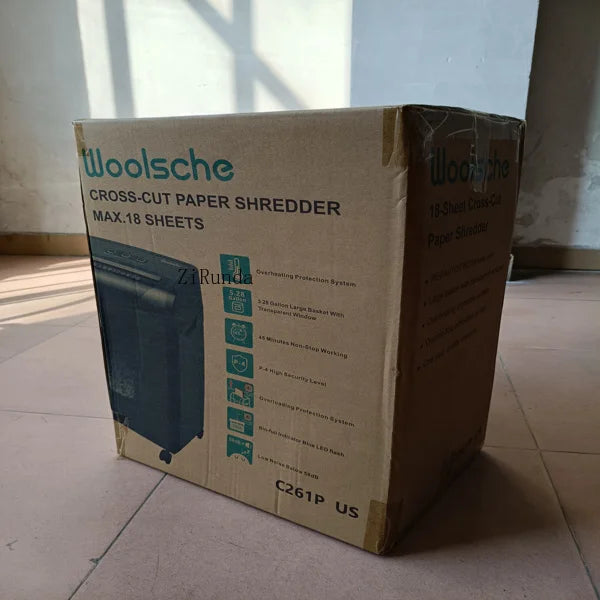 18-Sheet Cross-Cut Paper Shredder with P-4 Security Level
