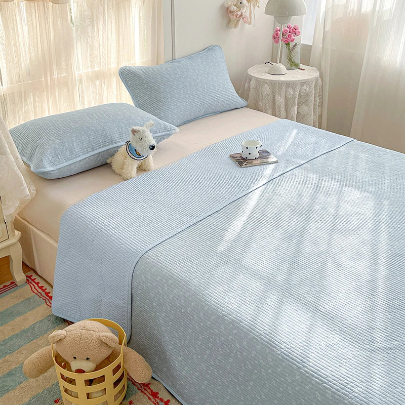 100% Cotton Thickened Bedspread & Cover Set