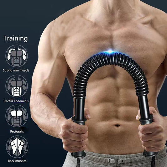 Spring Arm Strength Trainer for Chest, Arms, Shoulders and Upper Body Workouts  Description: