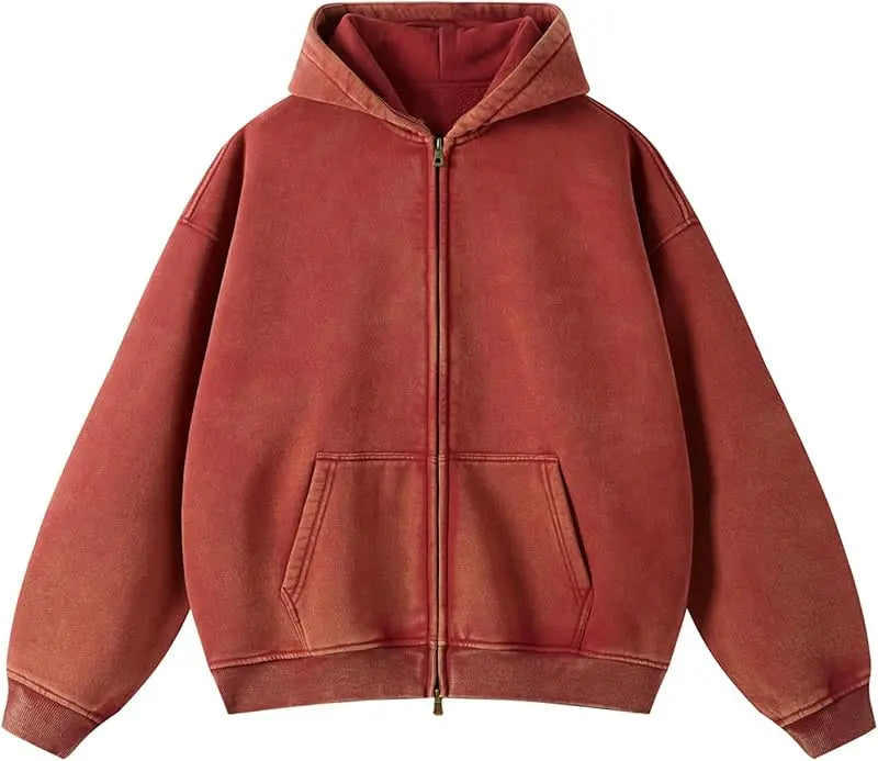 Oversized Zip Up Hoodie Jacket