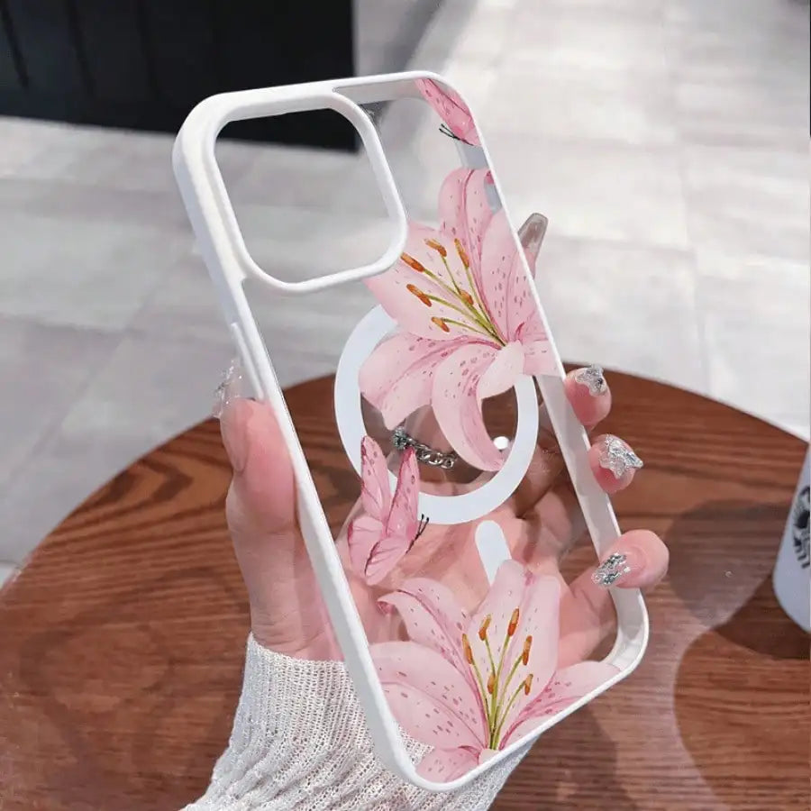 Clear Bow Ribbon Phone Case. Cute Protective Design