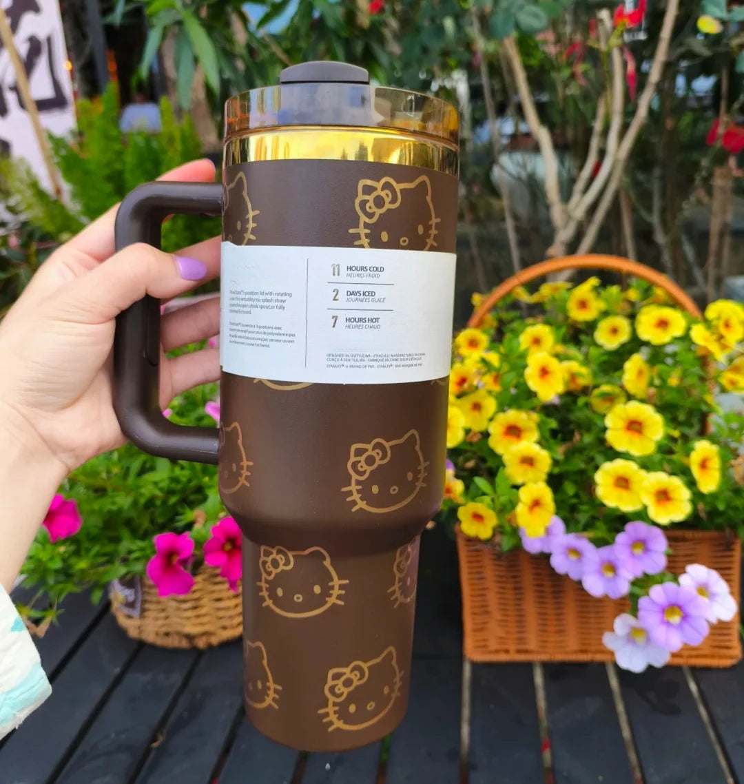 40 Oz Branded Outdoor Sports Water Cup H2.0  Stainless Steel Vacuum Insulated Cup With Lid And Straw Suitable For Water, Iced Te