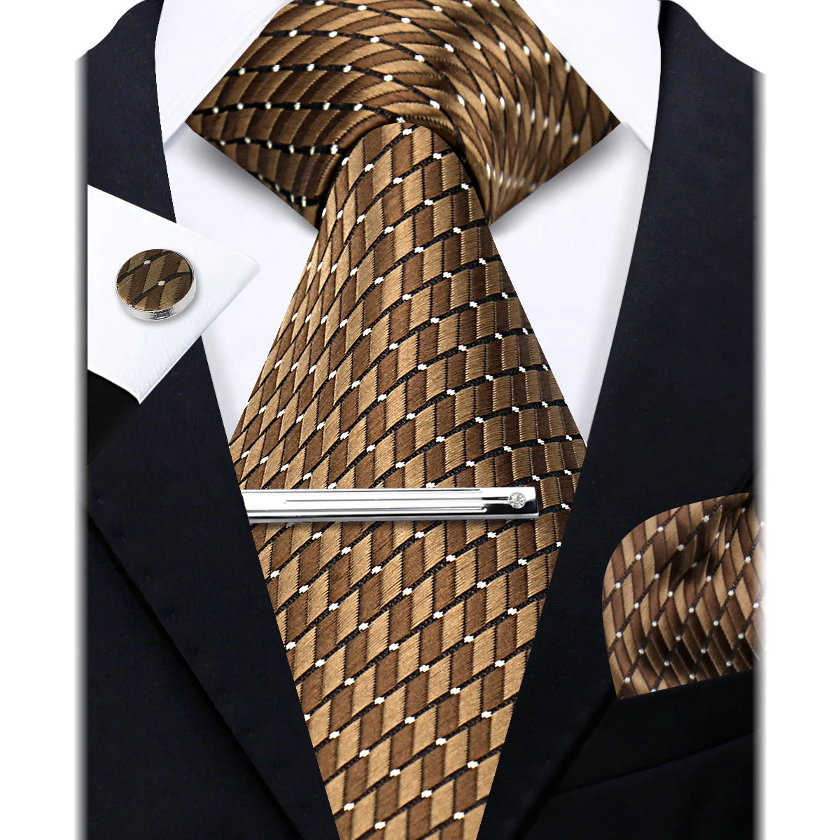 Men’s Luxury Paisley Silk Necktie.Elegant BusinessWedding & Formal Dress Tie for Men