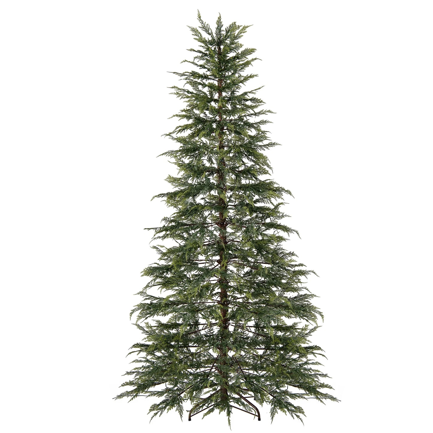 6.5FT–7.5FT Premium Artificial Christmas Tree .Pre-Lit Hinged Holiday Fir Tree with Realistic Branches