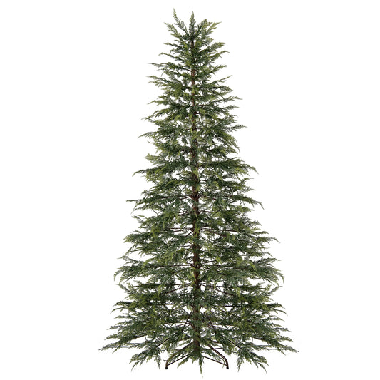 6.5FT–7.5FT Premium Artificial Christmas Tree .Pre-Lit Hinged Holiday Fir Tree with Realistic Branches