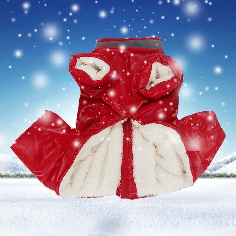 Winter Clothes For Small Dogs Warm Fleece Puppy Pet Coat Jacket Waterproof Reflective Dog Jumpsuits Chihuahua Clothing Overalls