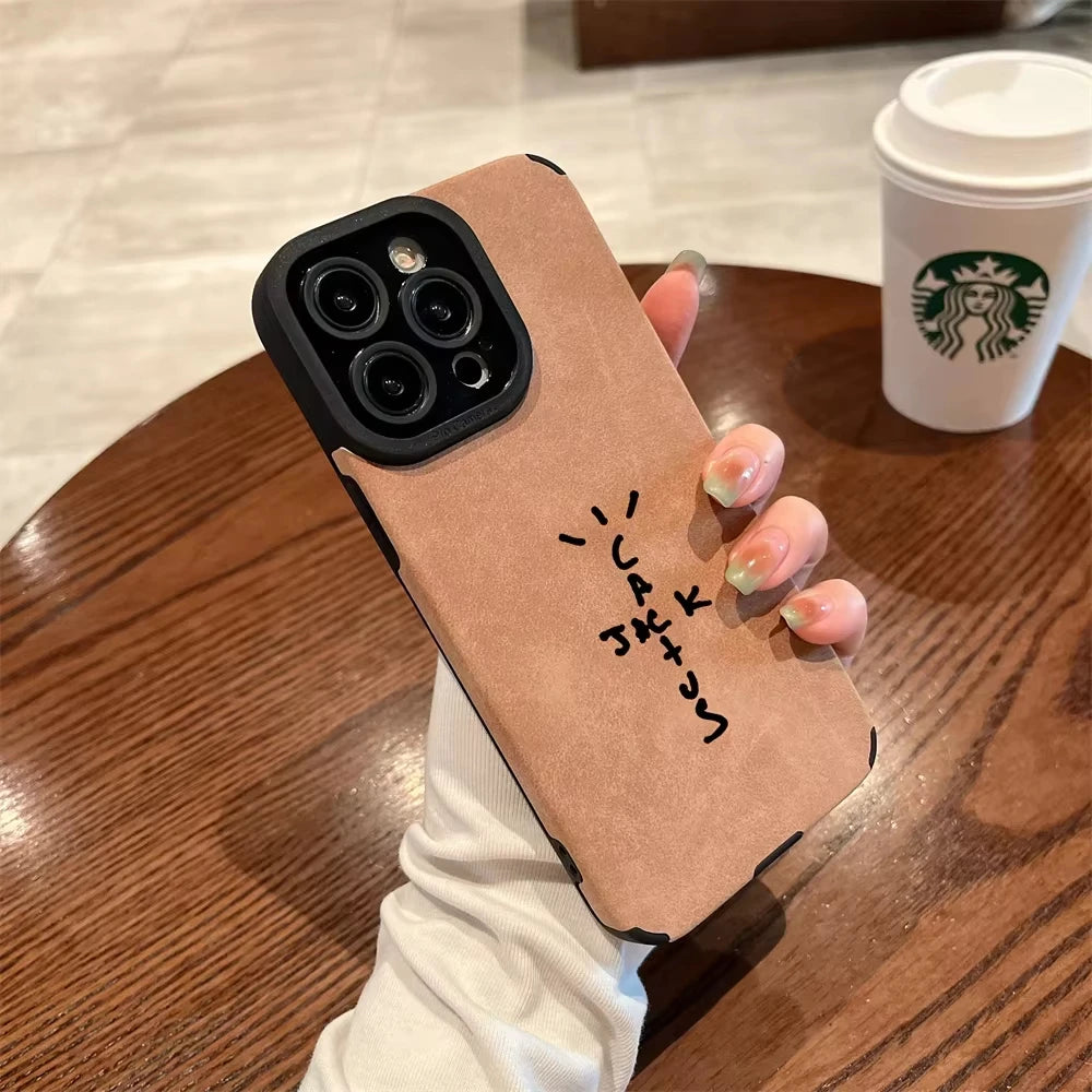 Vintage Flip Style Leather Phone Case with Protective Bumper