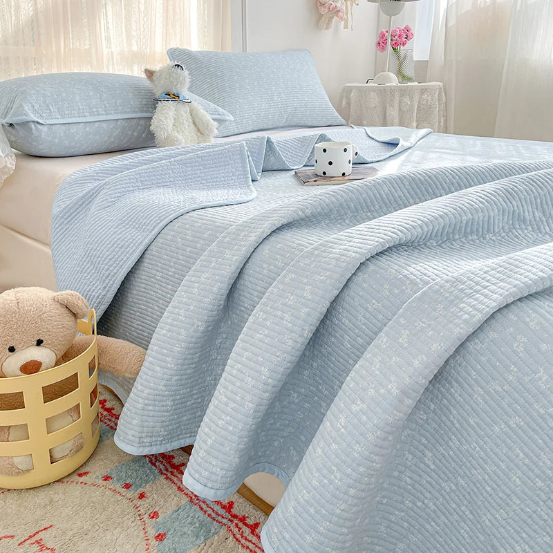 100% Cotton Thickened Bedspread & Cover Set