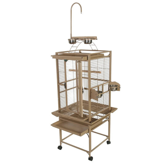 Medium Playtop Birdcage 24x22 With Removable Seed Guards