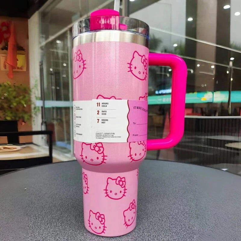 40 Oz Branded Outdoor Sports Water Cup H2.0  Stainless Steel Vacuum Insulated Cup With Lid And Straw Suitable For Water, Iced Te