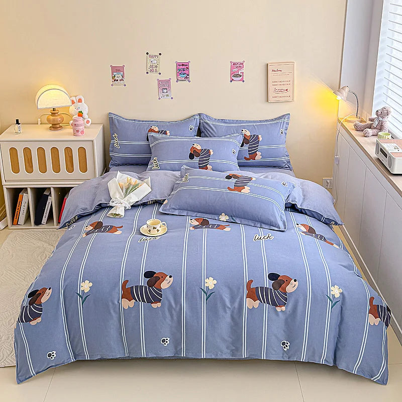 Printed Comforter & Duvet Bedding Set