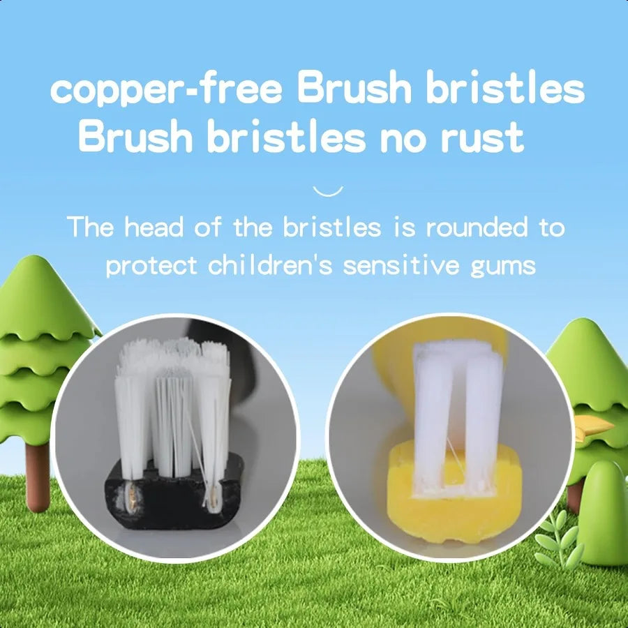 Toothbrush Sonic Electric Rechargeable Age 312 Years ode with Memory 2 Brush Heads with CopperFree Brush Bristles Blue