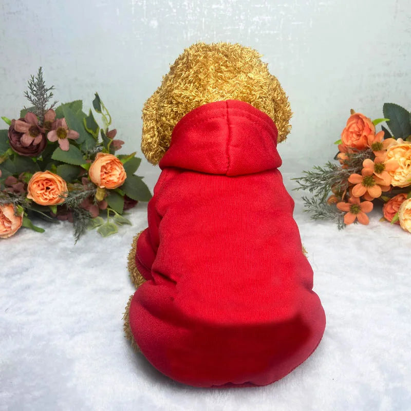 Warm Fleece Dog Hoodie Jacket