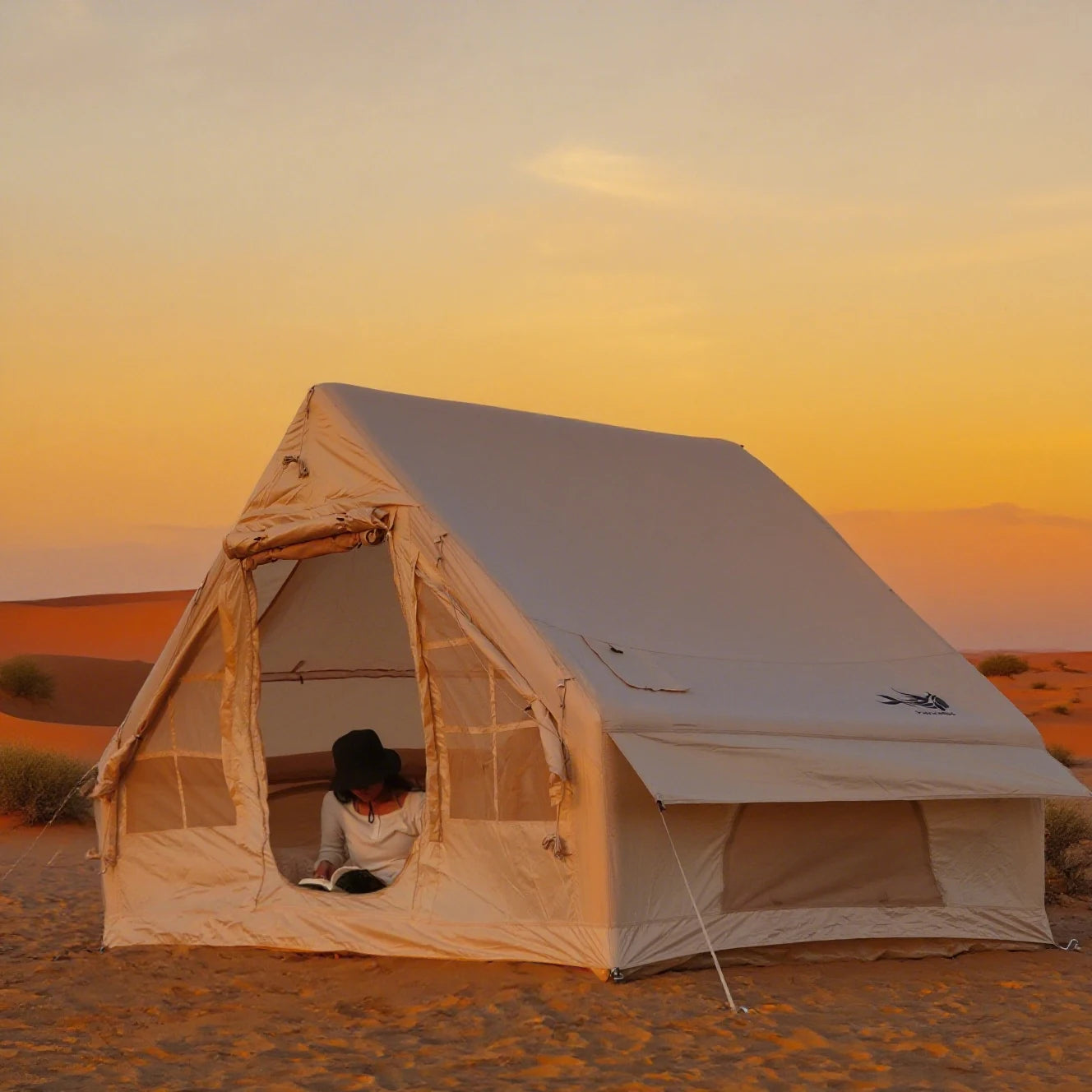 Luxury Inflatable Glamping Tent – Spacious Waterproof Camping Shelter for Outdoor Living
