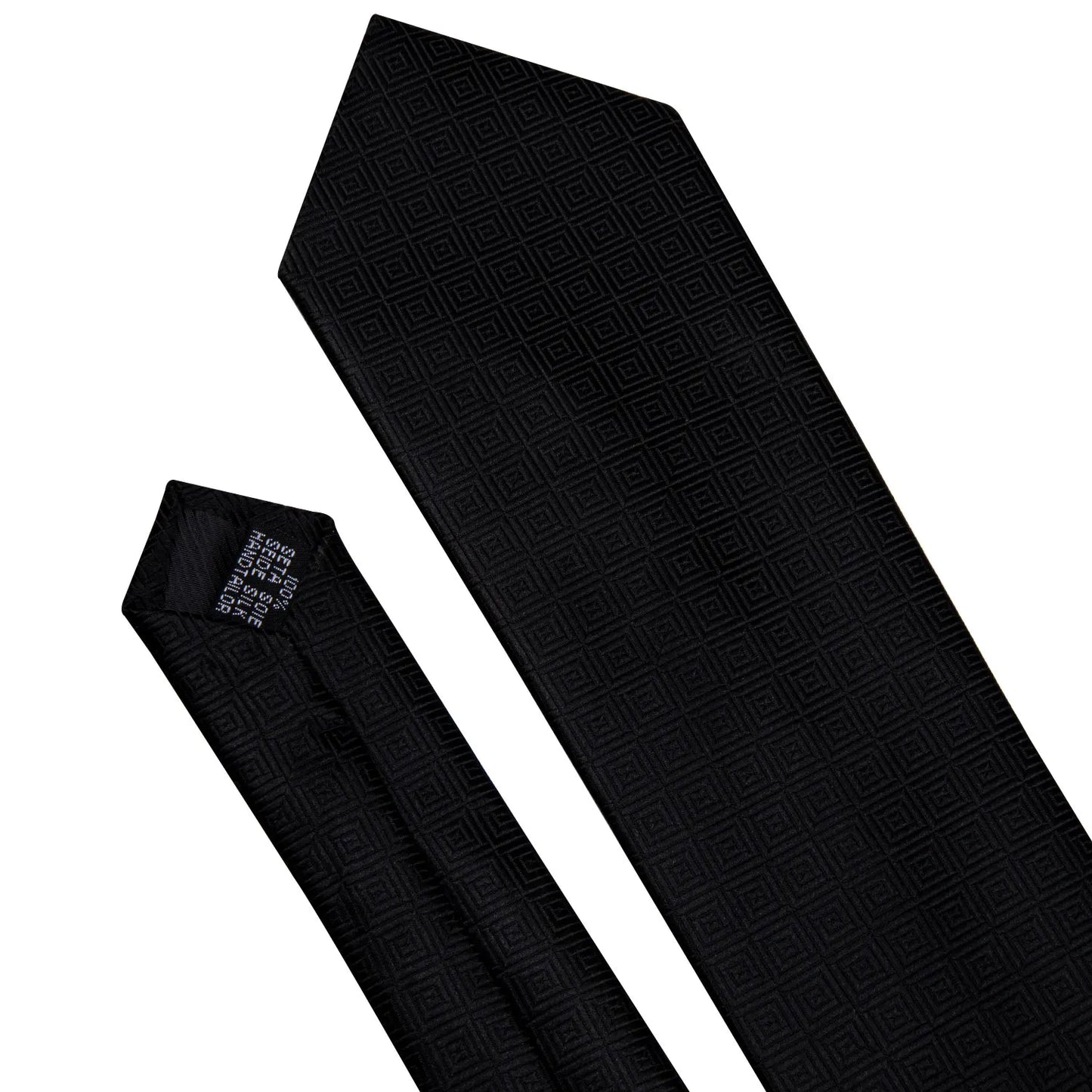 Luxury Men’s Silk Necktie Gift Set with Pocket Square, Cufflinks & Tie Clip