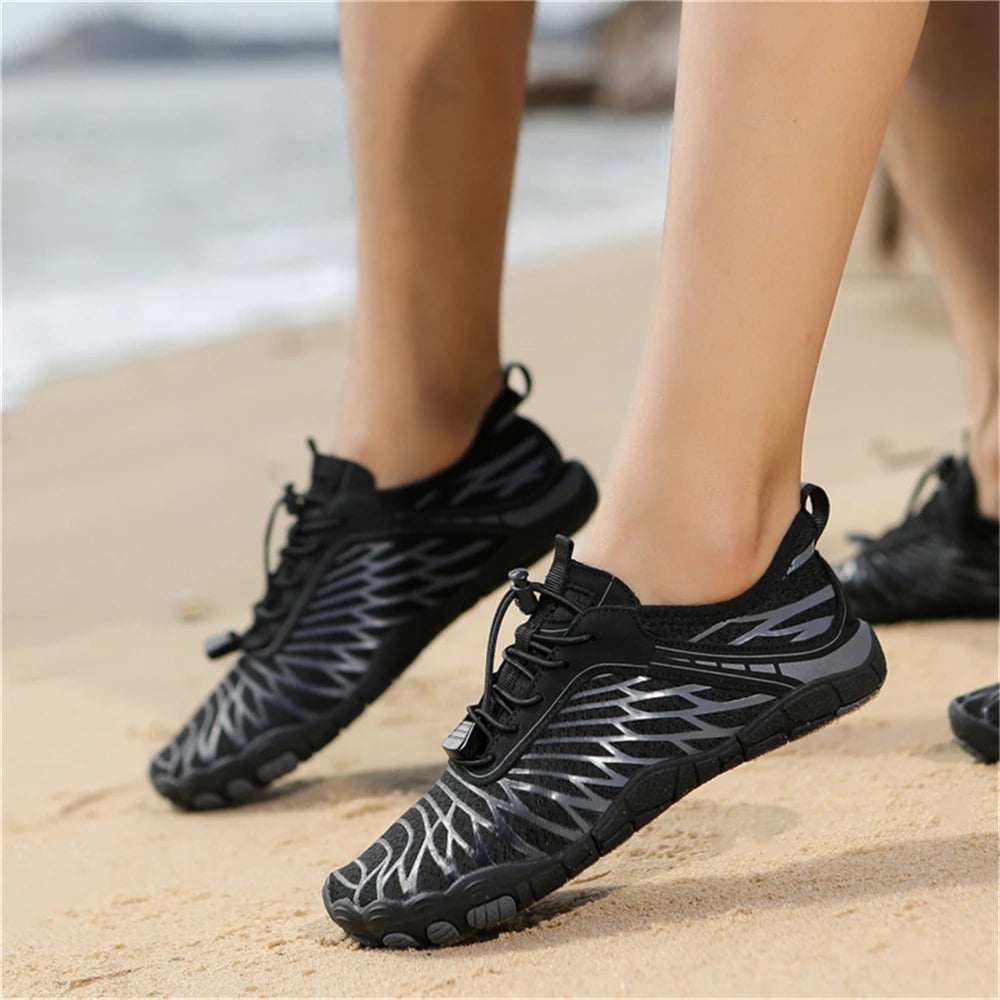 Unisex Quick-Dry Barefoot Water Shoes .Lightweight Beach, Pool & Outdoor Adventure Footwear