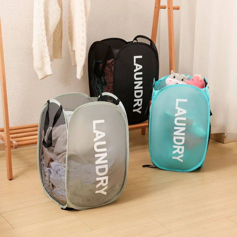Extra-Large Foldable Laundry Hamper with Carry Handles