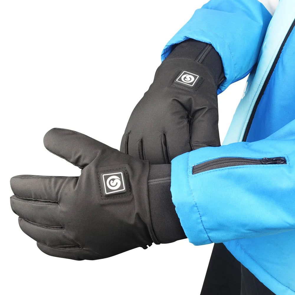 Savior Heat Heated Mittens Waterproof Skiing Gloves