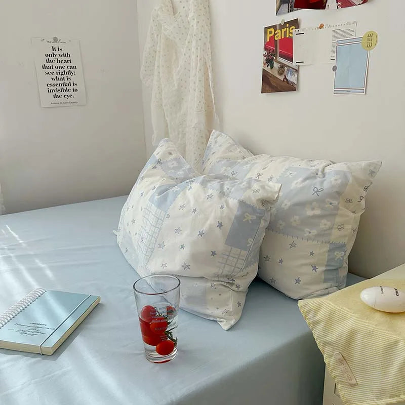 Ruffled Bedding Set.  Duvet Cover & Pillowcase Set