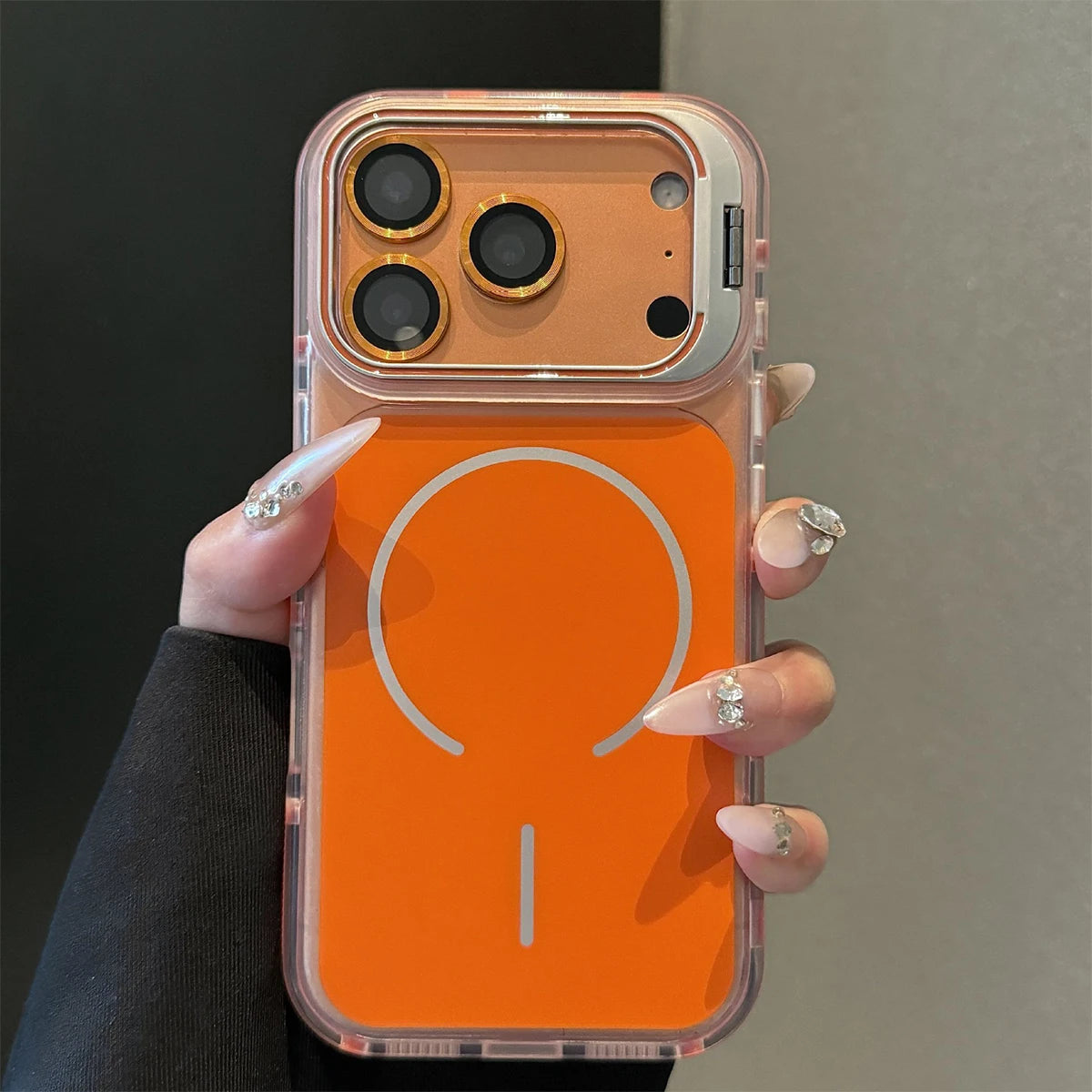 Vintage Flip-Style Leather Phone Case with Protective Bumper