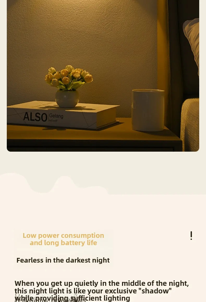 Rechargeable LED Motion Sensor Wall Spotlight with Remote Control