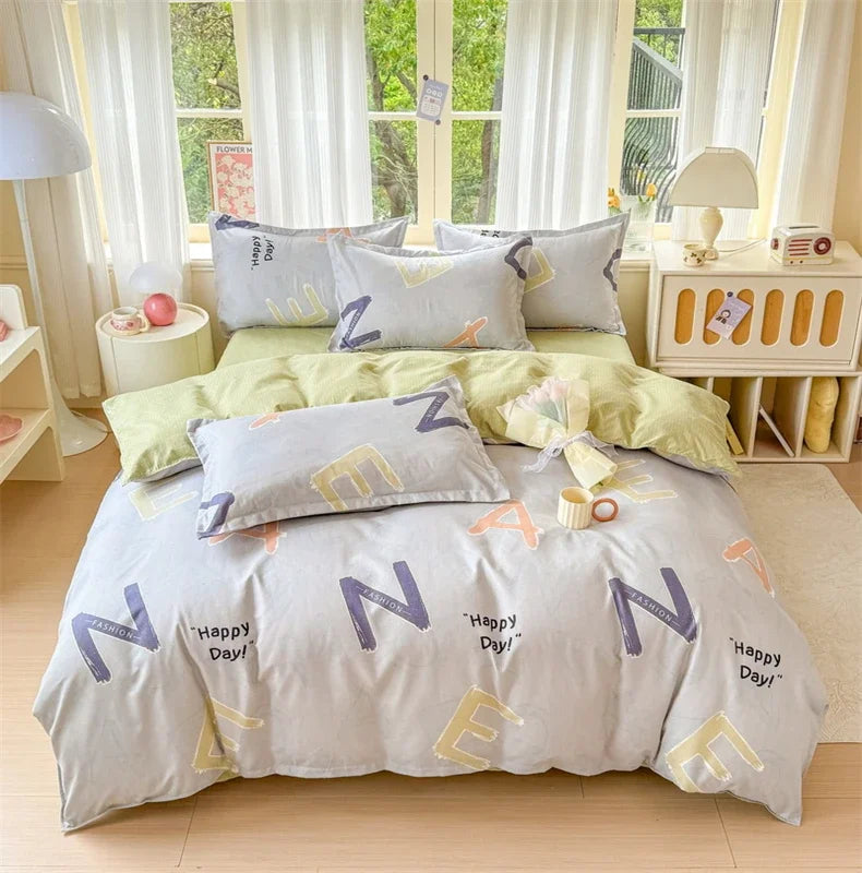 Printed Comforter & Duvet Bedding Set