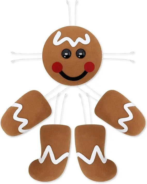 Christmas Wreath Attachments Gingerbread Wreath Decorations Gingerbread Man Head Hands Legs Wreath Embellishment Kit Holiday Ou