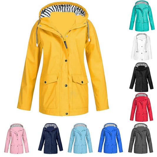 Winter Fleece Hooded Jacket Women Outdoor Mountaineering Coat