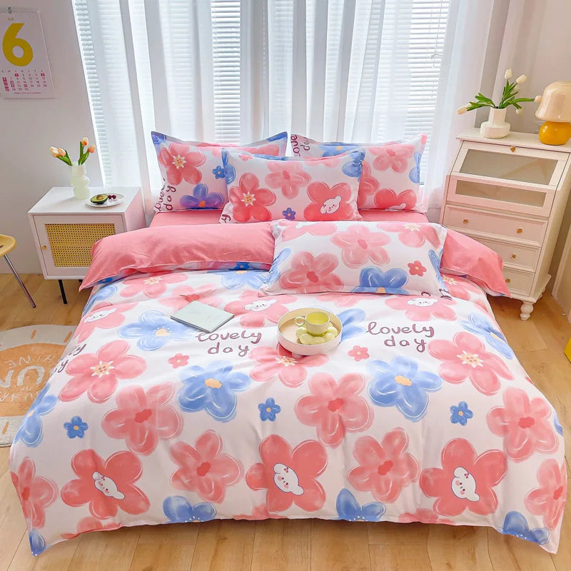 Printed Comforter & Duvet Bedding Set