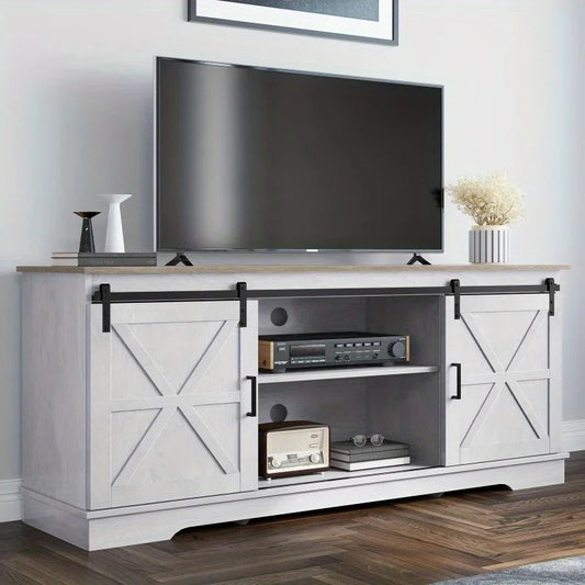 65-inch TV Entertainment Center Media console TV stand with locker