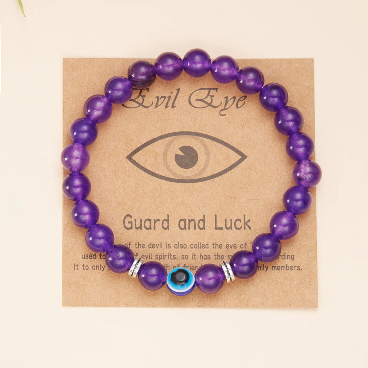 Evil Eye Beaded Bracelet  Multicolor Options