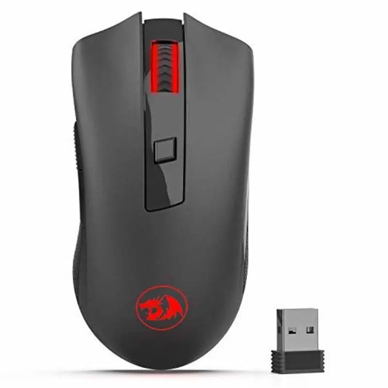 Redragon M652 2.4GHz Wireless Gaming Mouse, Ergonomic Optical USB Mouse with Adjustable DPI for PC, Laptop & Mac