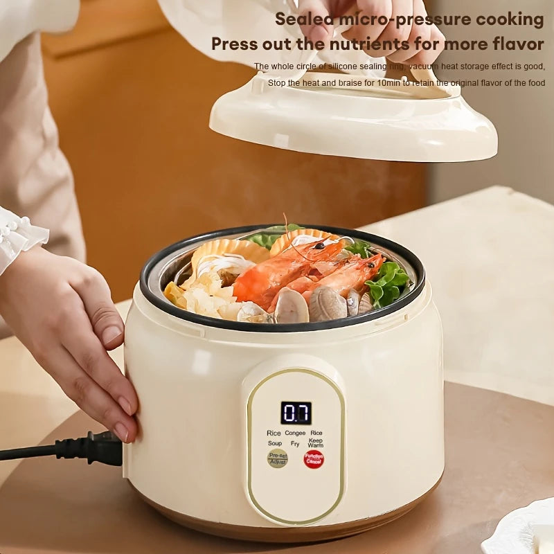 1.8L Electric Rice Cooker Portable MultiCooker Nonstick
