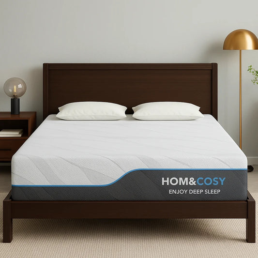 Hcore  Extra Firm Queen Size Mattress, 8/10 inch Medium - Extra Firm Dual Sided Reversible Mattress for Back Pain Relief