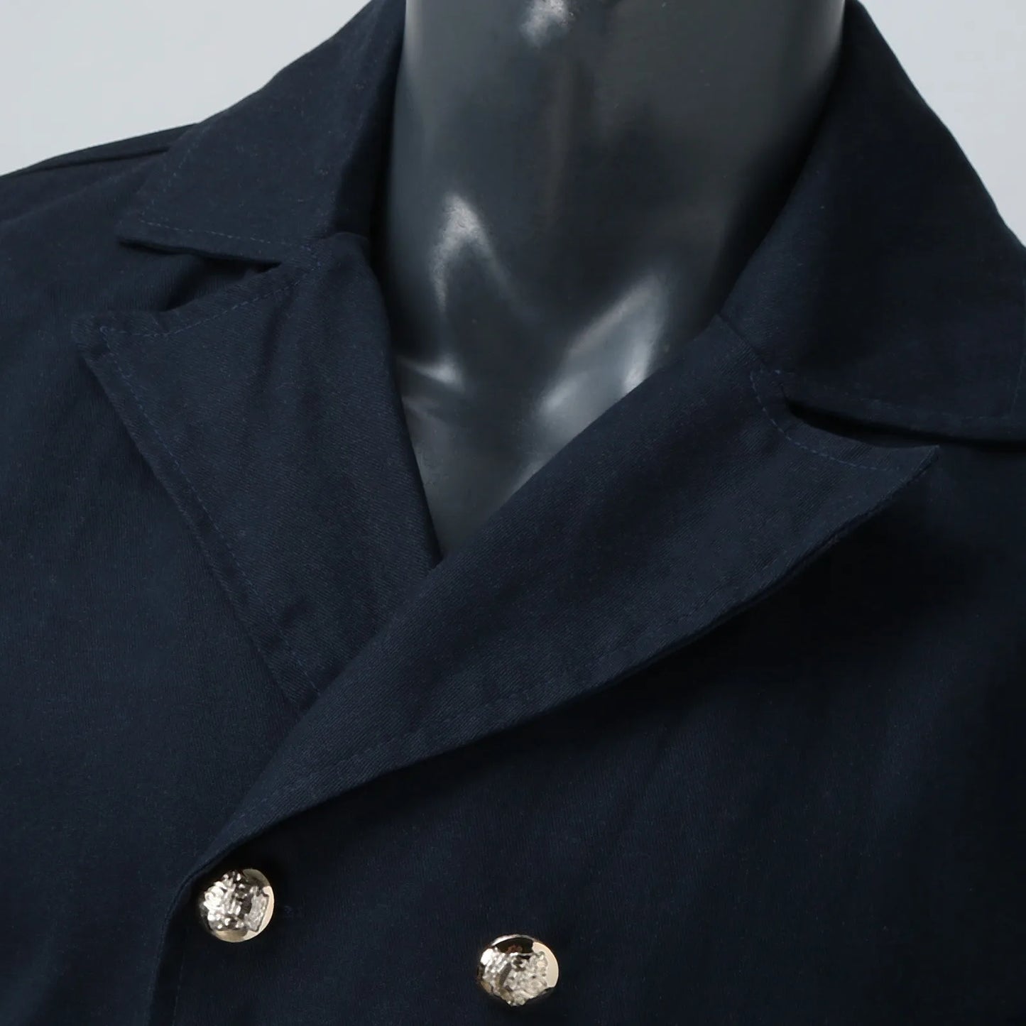 Men’s Classic Double Breasted Wool Blend Peacoat Jacket