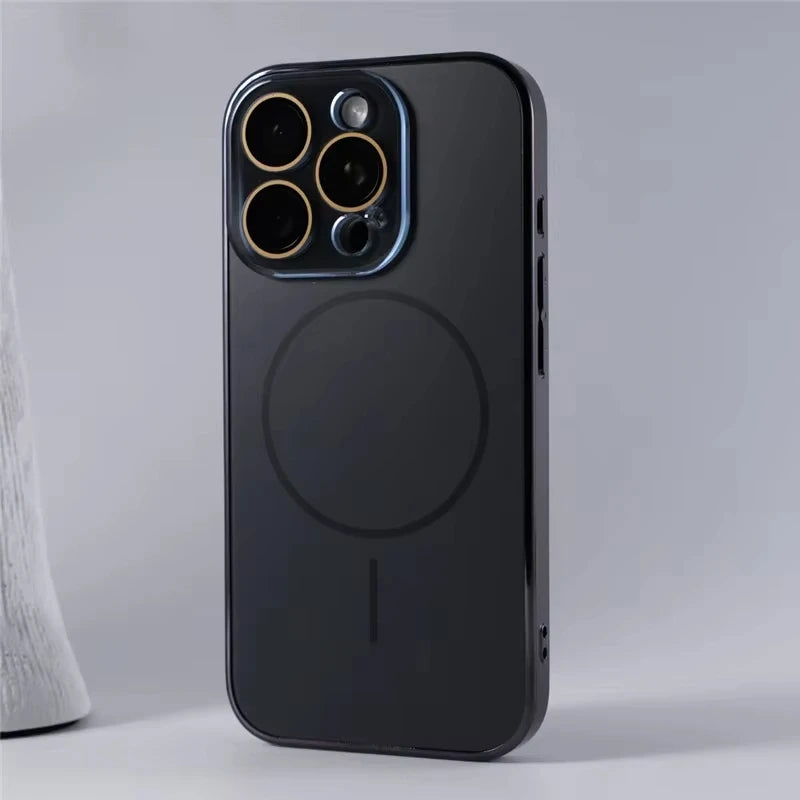 Sleek Magnetic Protective Phone Case with Camera Guard