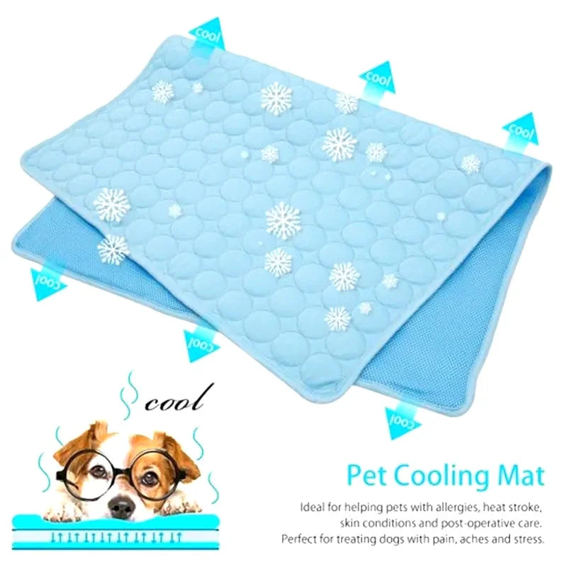 Ultimate Cooling Pet Mat. Breathable Washable Summer Cooling Pad for Dogs & Cats