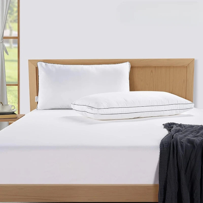 2 Pack King Size Bed Pillows for Sleeping,  Back, Stomach or Side Sleepers - 20 x 36 Inches