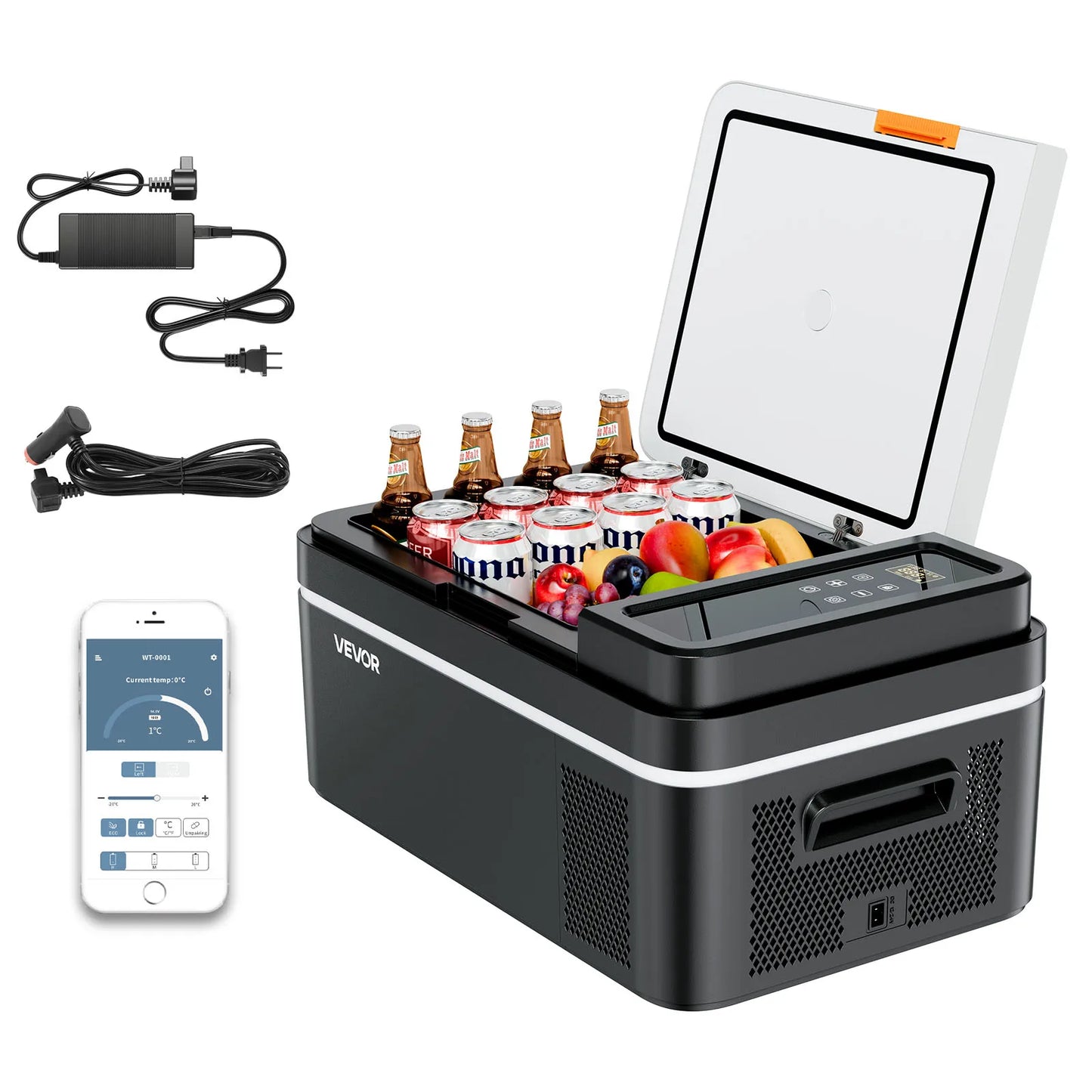 SucceBuy 15–55L Portable Electric Cooler. Compressor Refrigerator Freezer for Car, RV, Camping, Travel, Truck & Outdoor Adventures