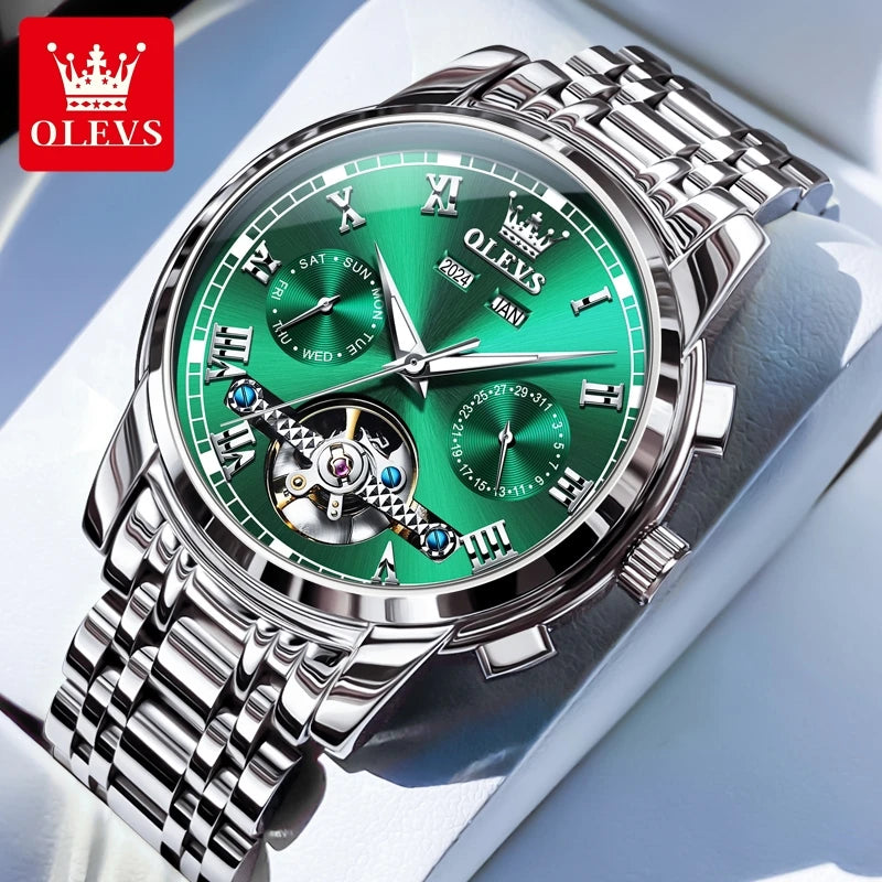 Women’s Luxury Stainless Steel Watch – Elegant Fashion Timepiece.