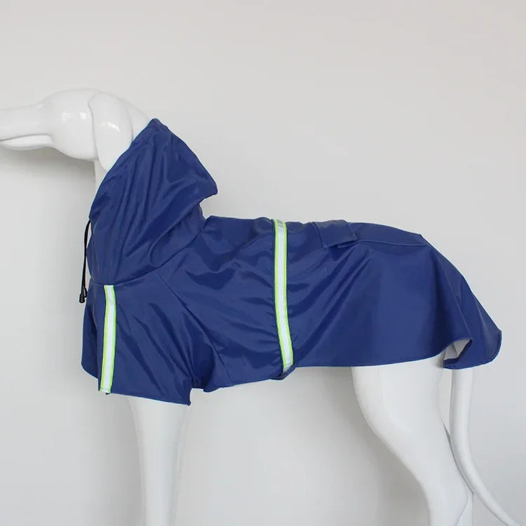 Reflective Waterproof Dog Raincoat Cloak