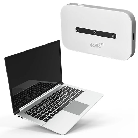 4G LTE Portable WiFi Hotspot Support 8 To 10 Users 150Mbps Wireless Internet Router with SIM Card Slot Pocket Mobile Hotspot